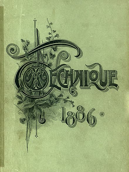 MIT Technqiue 1886 yearbook