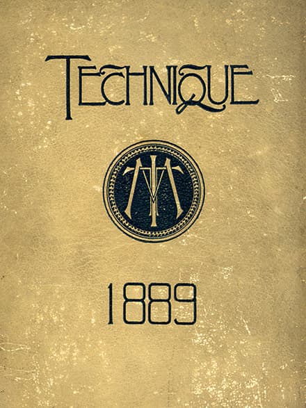 MIT Technqiue 1889 yearbook