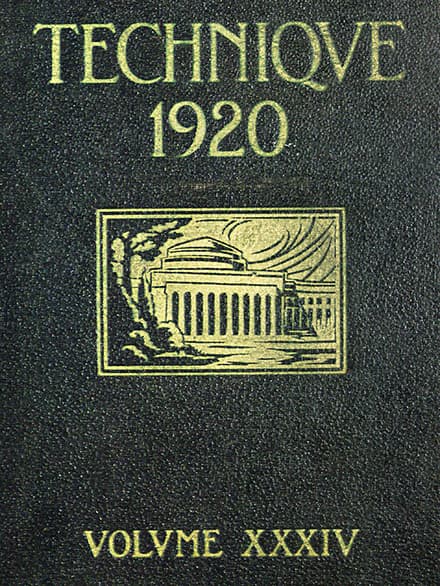 MIT Technique 1920 yearbook