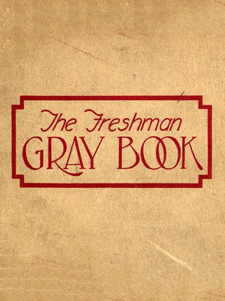 MIT Technique 1928 Freshman Gray Book